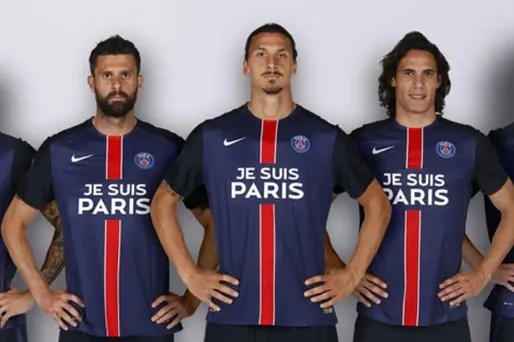 Maillot PSG en hommage aux victmes des attentats, 1280x640