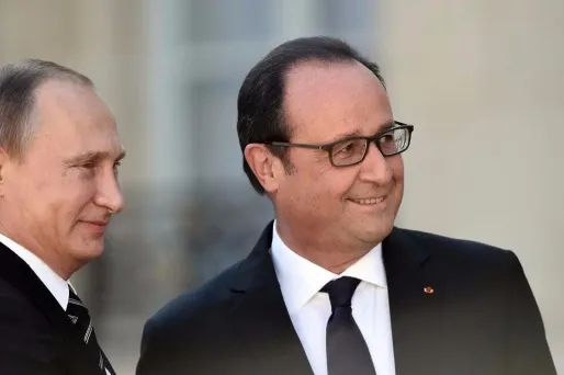 François Hollande et Vladimir Pooutine, 1280x640