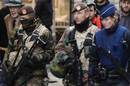 L'armée belge a emprunté des gilets pare-balles à l'armée américaine.