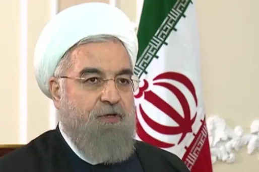 hassan rohani, président iranien - CAPTURE D'ECRAN FRANCE 2 - 1280x640