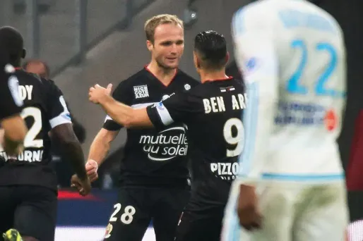 Germain et Ben Arfa, à Marseille (1280x640) Bertrand LANGLOIS/AFP