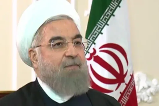 hassan rohani, président iranien - CAPTURE D'ECRAN FRANCE 2 - 1280x640