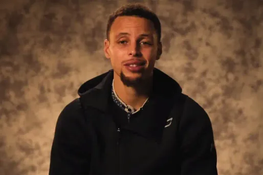 Le joueur de basket Stephen Curry.