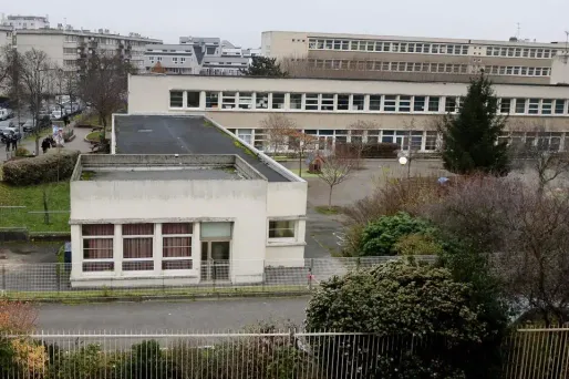 L'école maternelle Jean Perrin d'Aubervilliers, en Seine-Saint-Denis.