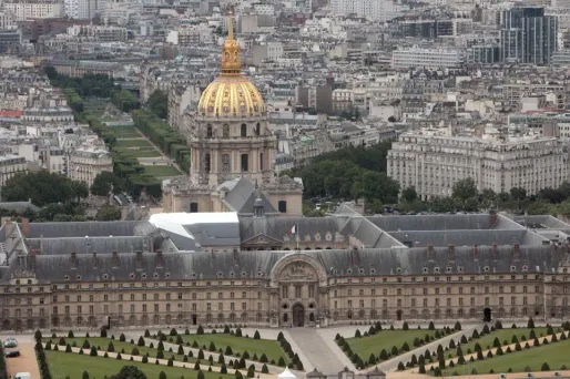 L'hôtel des Invalides où s'est tenue la cérémonie d’hommage aux victimes des attentats du 13 novembre.