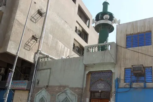 Une mosquée chiite à Bagdad.