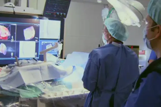 echonavigator cœur fermé 3d hôpital