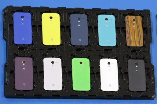 Le Moto X, smartphone 100% personnalisable de Motorola, est uniquement disponible aux États-Unis.