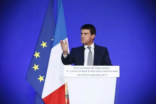 Le ministre de l'Intérieur, Manuel Valls.