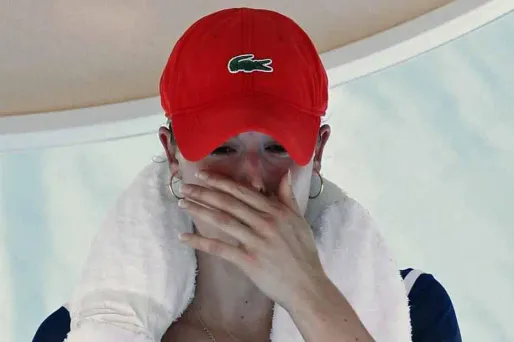 Alizé Cornet au bout de l'effort