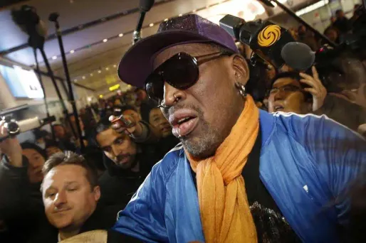 "Je ne suis pas un ambassadeur. Je suis Dennis Rodman", a déclaré l'ex-vedette de la NBA.