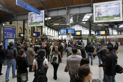 Les conducteurs de la gare Saint-Lazare exerçaient mercredi en fin de matinée leur droit de retrait après l'agression d'un des leurs mardi soir