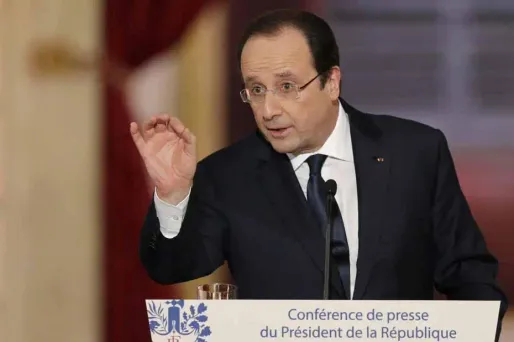La cote de popularité de Hollande reste stable