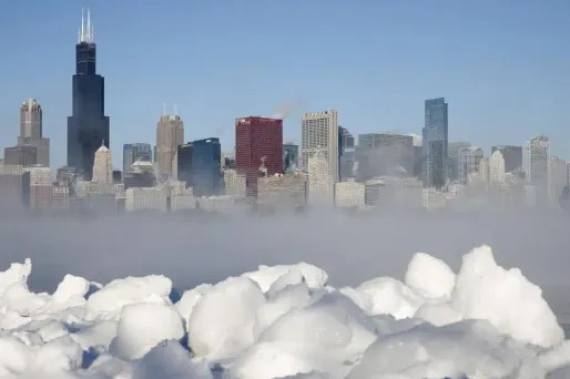 Les États-Unis victimes d'un "vortex polaire"