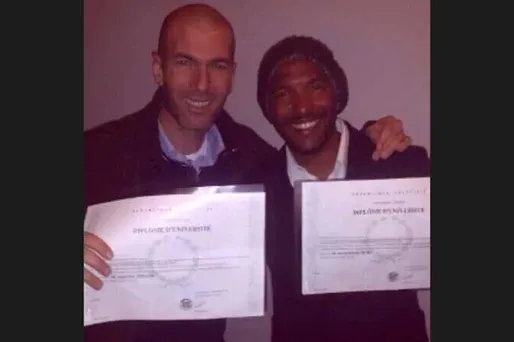 Zinédine Zidane, ce jeune diplômé