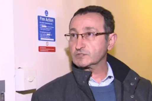 Zaïd al-Hilli face à la caméra de SkyNews