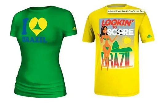 Mondial 2014 : Adidas retire des tee-shirts un peu trop "olé-olé"