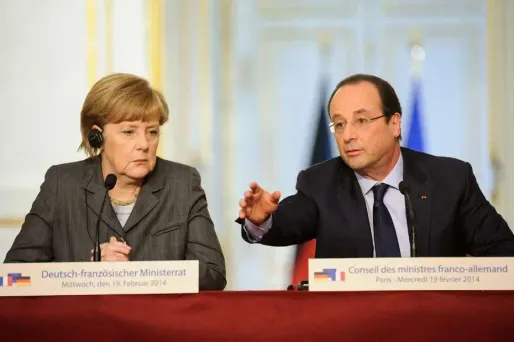 Le président français et la chancelière allemande ont tenu conférence de presse commune à l'issue du conseil des ministres franco-allemand.