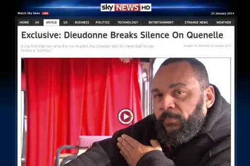 Dieudonné interdit d'entrée sur le territoire britannique