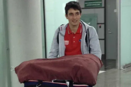 Jason Lamy-Chappuis est arrivé à Sotchi