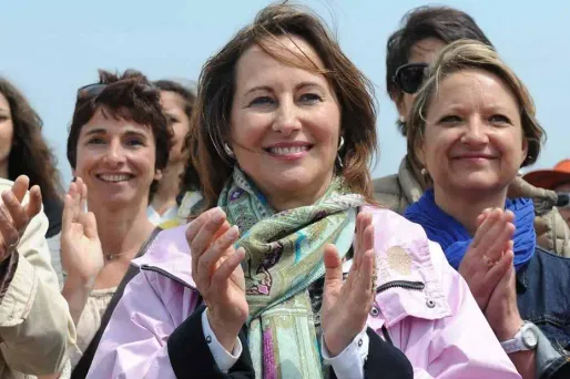 Ségolène Royal a félivité le patineur français, Brian Joubert.