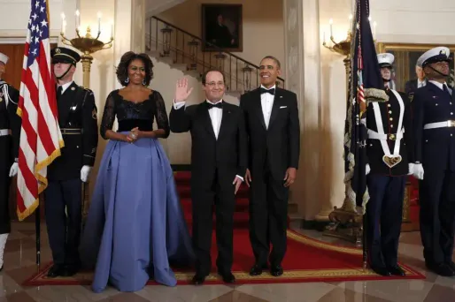 Obama-Hollande : soirée de gala à la Maison-Blanche