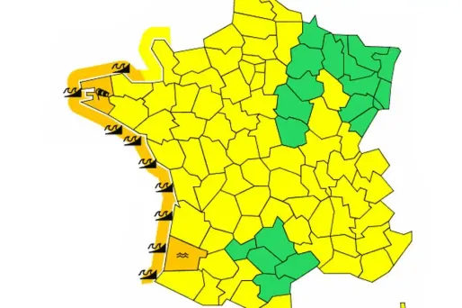 Tempête Petra : 23.000 foyers privés d'électricité en Bretagne