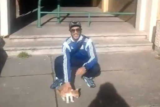 Un an de prison ferme pour le "lanceur de chat"