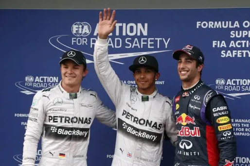 F1 : la première pole de la saison pour Hamilton