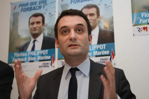 Florian Philippot (FN) en tête à Forbach