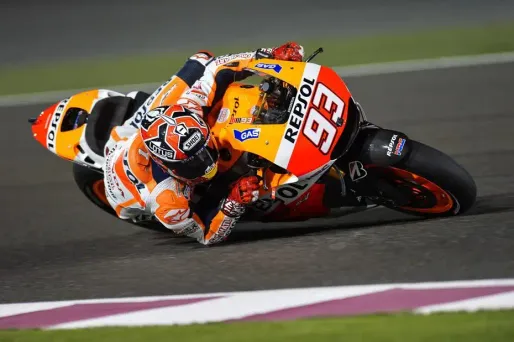 Marc Marquez a réussi le meilleur temps des qualifications, samedi, sur le circuit de Losail.