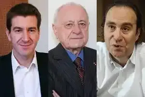 Mathieu Pigasse, Pierre Bergé et Xavier Niel.
