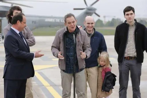 Les premières images de Didier François libre.