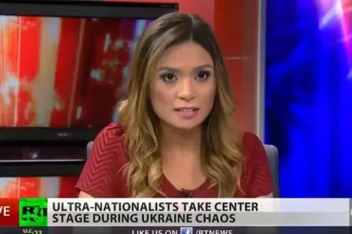 En colère contre Poutine, une journaliste démissionne en direct