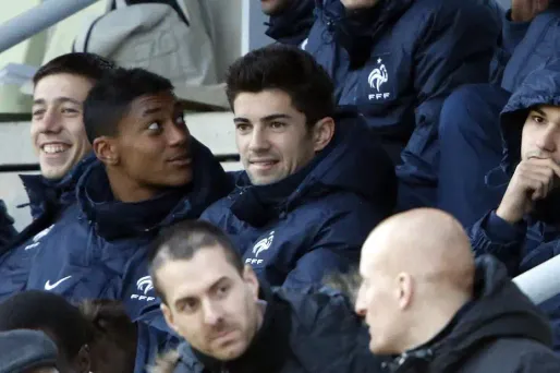 Les Bleus sous les yeux de Zidane Junior