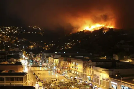 Chili : Valparaiso plongée dans le chaos