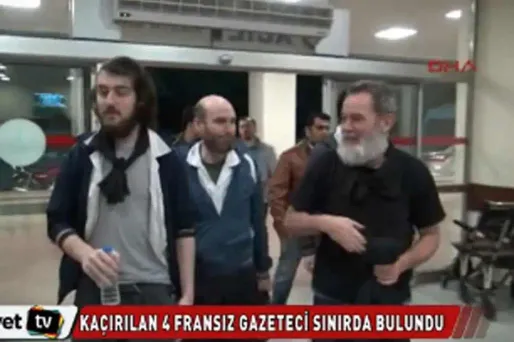 Didier François et Edouard Elias, otages en Syrie depuis 10 mois, sont libres