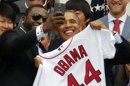 Le fameux selfie avec Barack Obama