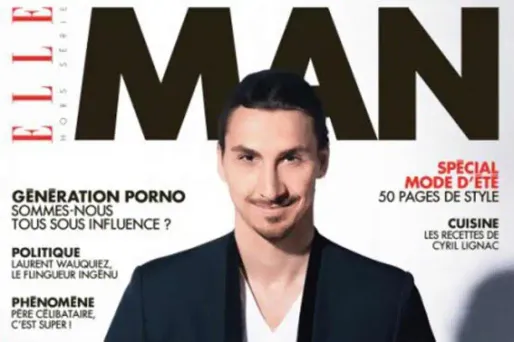 Zlatan prend la pose pour Lagerfeld