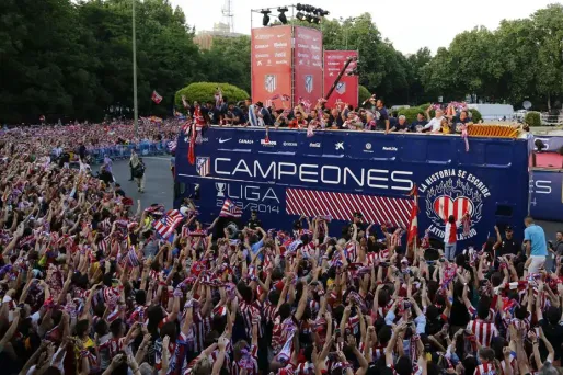 Atlético Madrid : la fête avant la finale