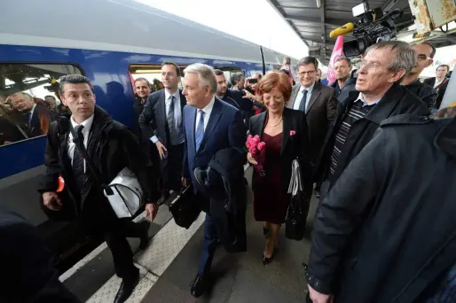 Dans le train du retour avec Jean-Marc Ayrault