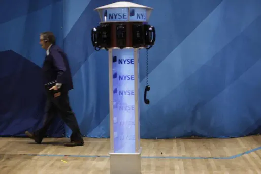 Une cabine téléphonique à New York.