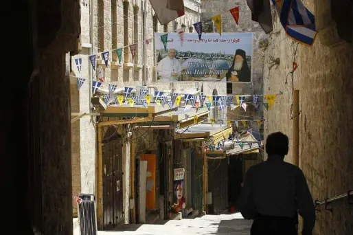 Un important dispositif de sécurité est prévu pour la visite du pape François en Terre sainte.