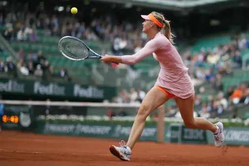 Roland-Garros : Sharapova passe entre les gouttes