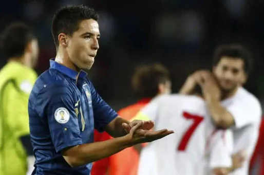 Samir Nasri n'a pas été sélectionné pour la Coupe du monde par Didier Deschamps.