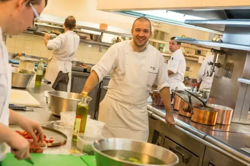 Guillaume Gomez, chef cuisinier au centre d'du documentaire "Elysée, à la première table de France"