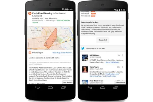 Catastrophes naturelles : Twitter et Google veulent nous informer