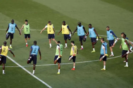 Les Bleus en mode combat