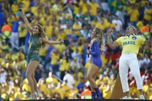 Jennifer Lopez a chanté lors de la cérémonie d'ouverture.