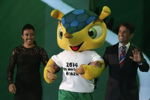 Fuleco, le tatou à trois bandes, est la mascotte du Mondial 2014.